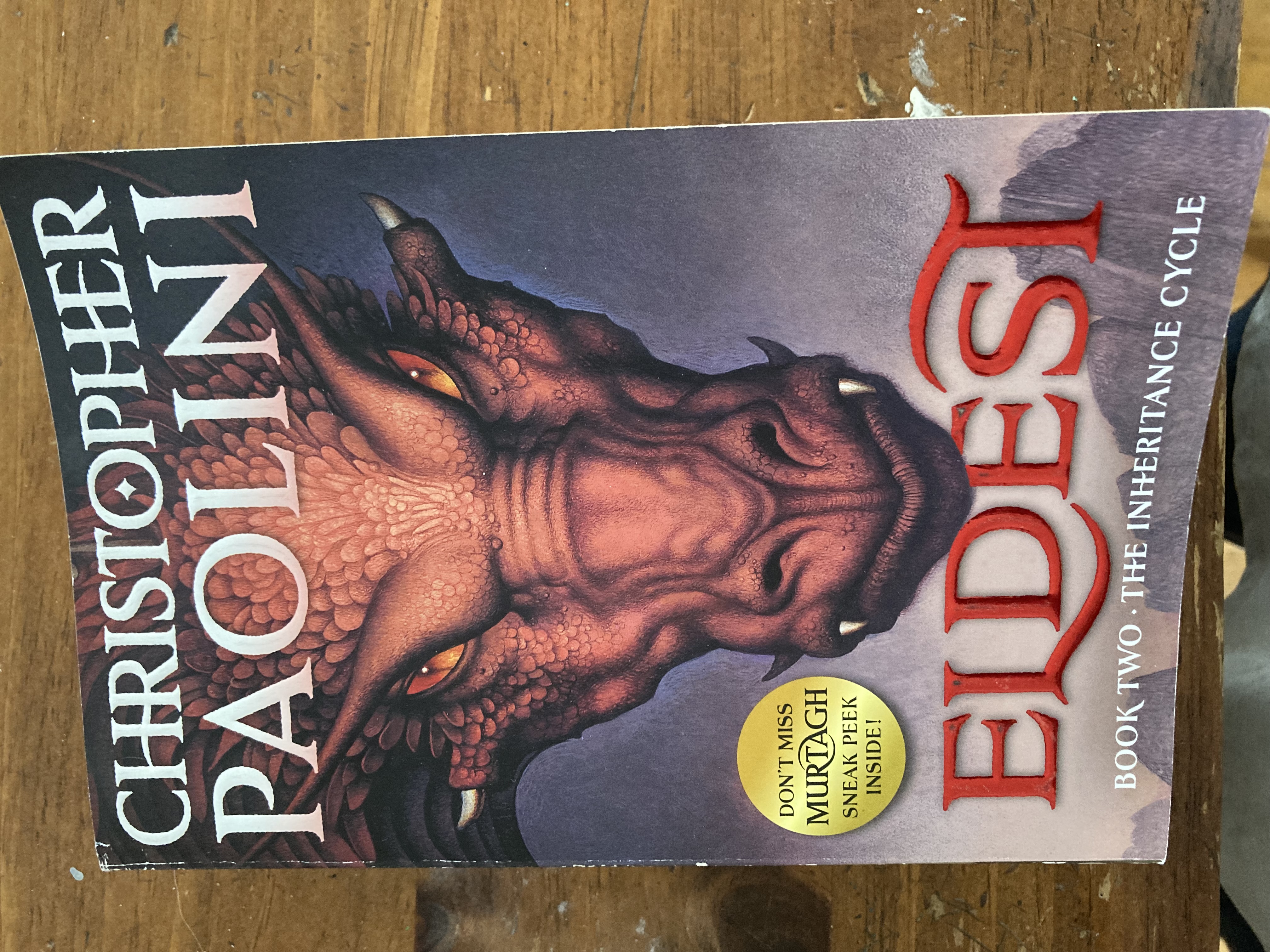 this is a picture of a book called Eldest