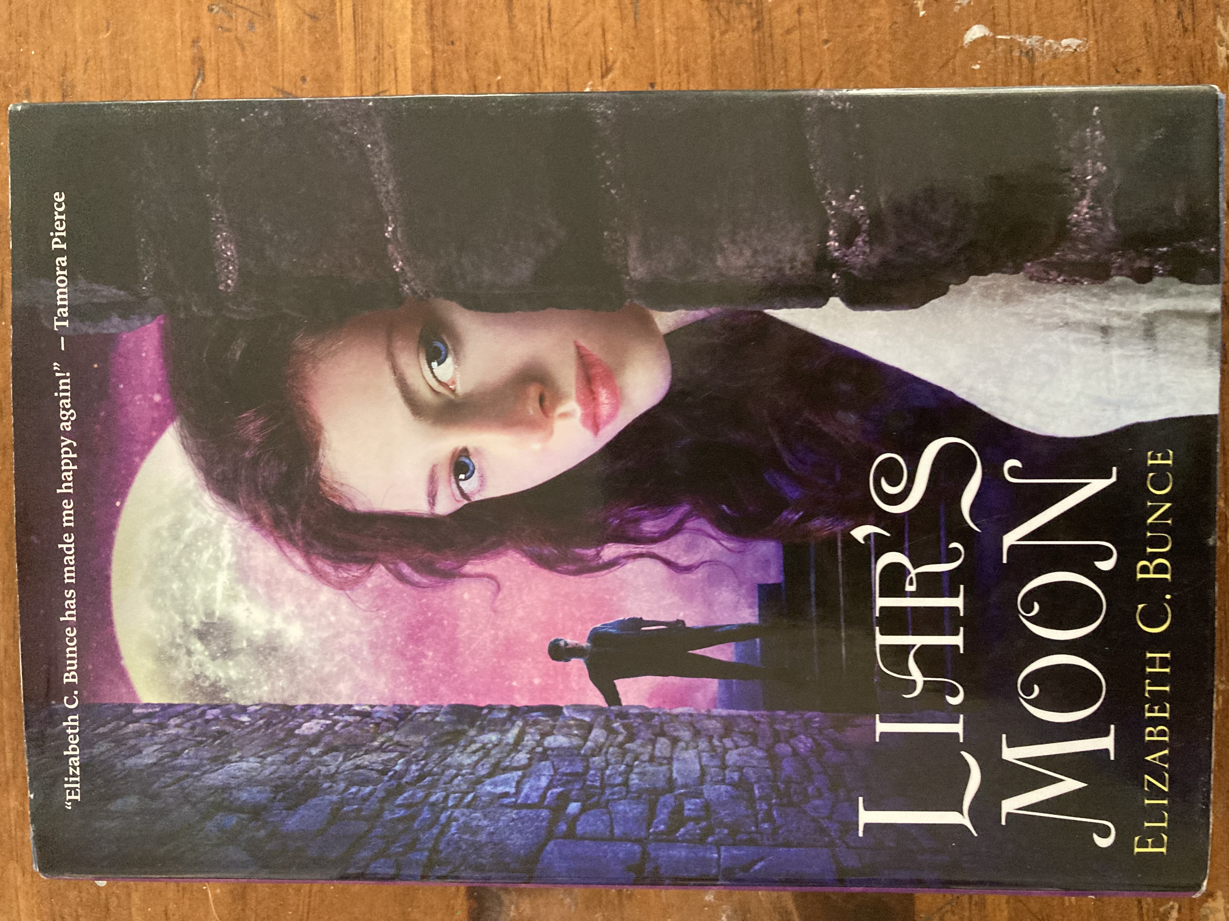 this is a picture of a book called The Liar's Moon